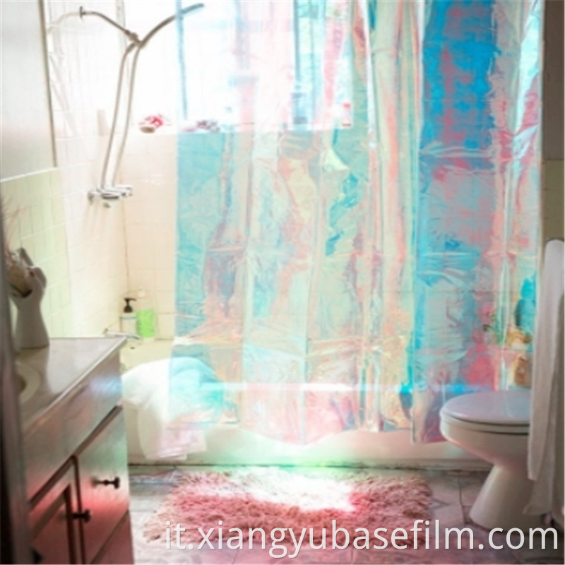 Bathroom Curtains Adorn Pet Rainbow Decorating Base Film 2